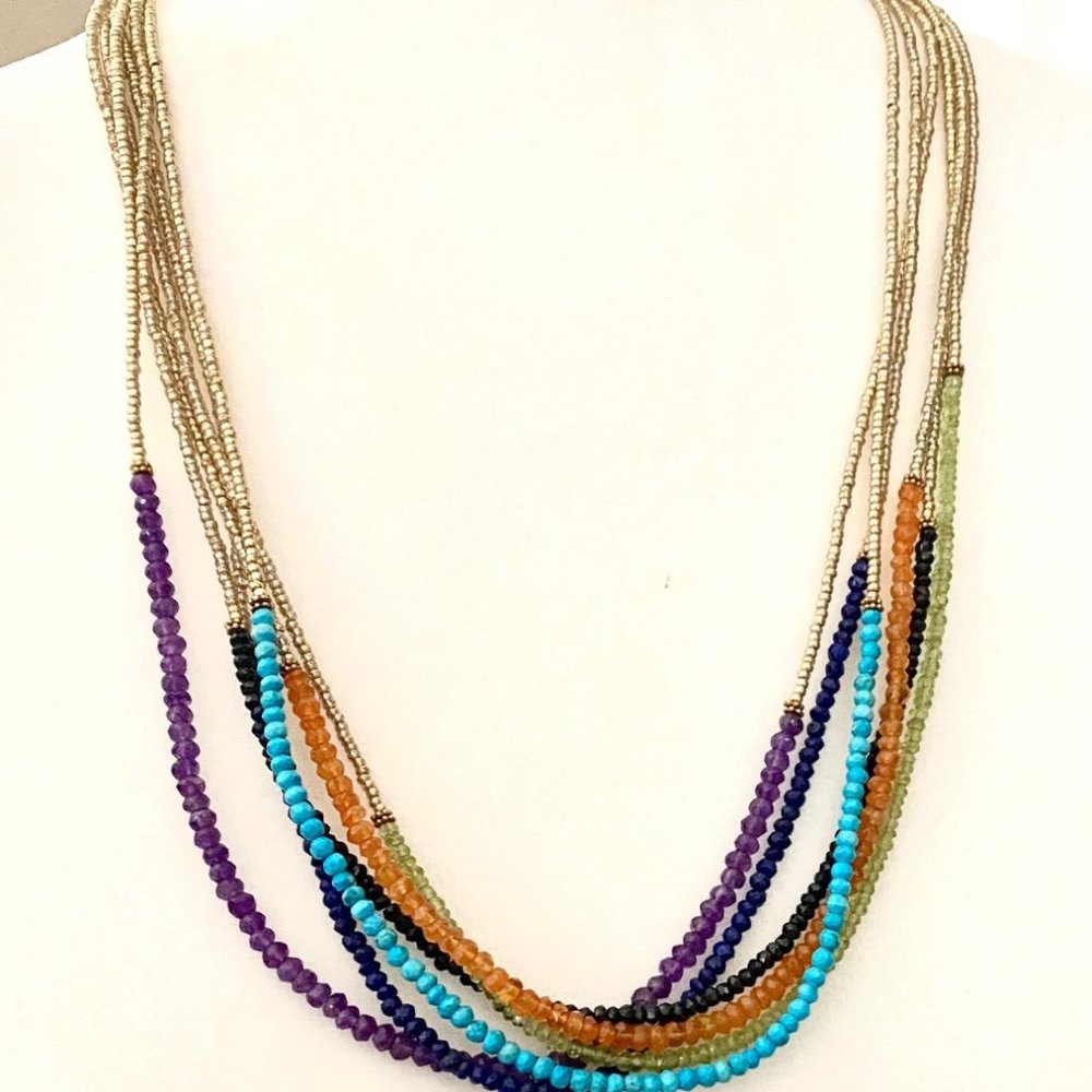 Set of 6 Lotus Jewelry Studio Necklaces